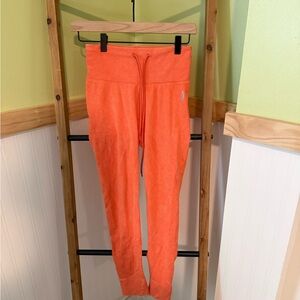 Free People Bright Orange Leggings